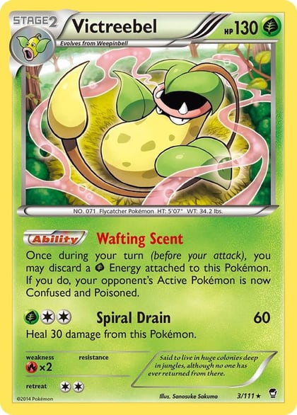 Victreebel, XY - Furious Fists 3/111