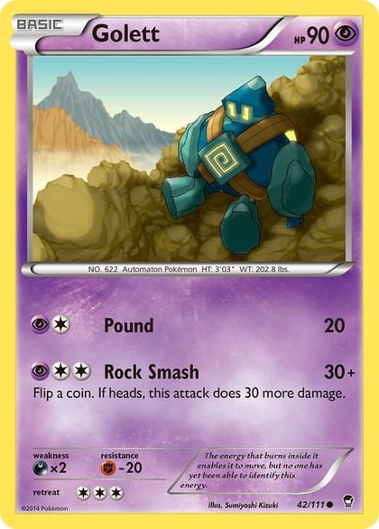 Golett, XY - Furious Fists 42/111