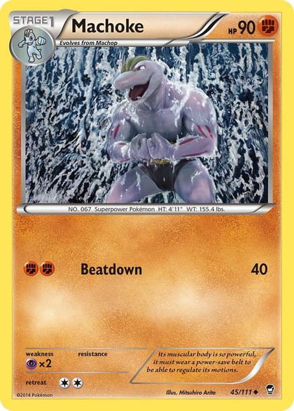Machoke, XY - Furious Fists 45/111
