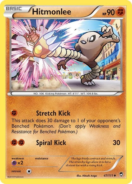 Hitmonlee, XY - Furious Fists 47/111