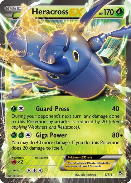 Heracross EX, XY - Furious Fists 4/111