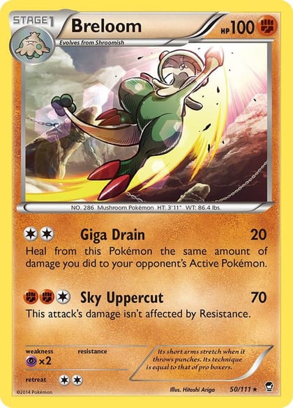 Breloom, XY - Furious Fists 50/111