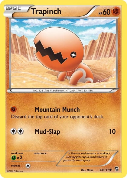 Trapinch, XY - Furious Fists 53/111