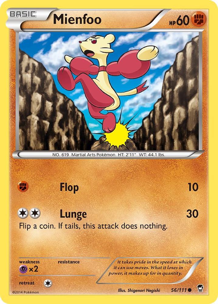 Mienfoo, XY - Furious Fists 56/111