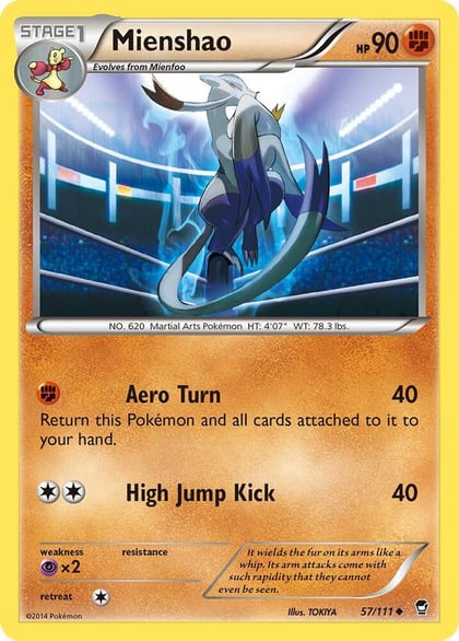 Mienshao, XY - Furious Fists 57/111