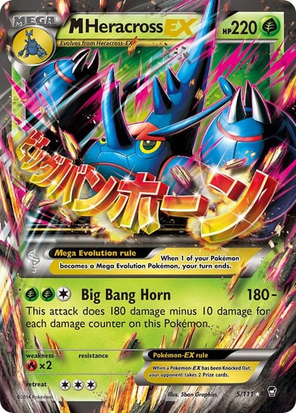 M Heracross EX, XY - Furious Fists 5/111