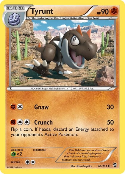 Tyrunt, XY - Furious Fists 61/111