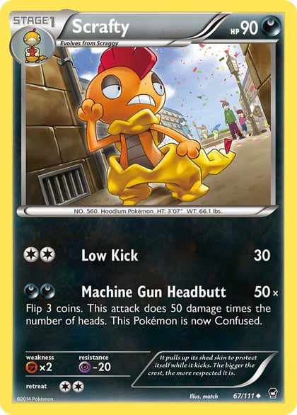 Scrafty, XY - Furious Fists 67/111