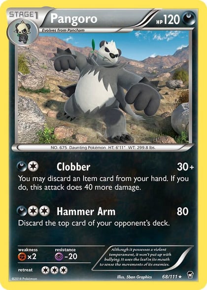 Pangoro, XY - Furious Fists 68/111