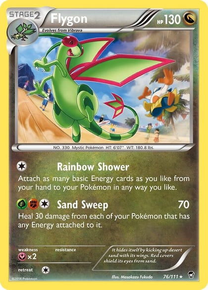 Flygon, XY - Furious Fists 76/111