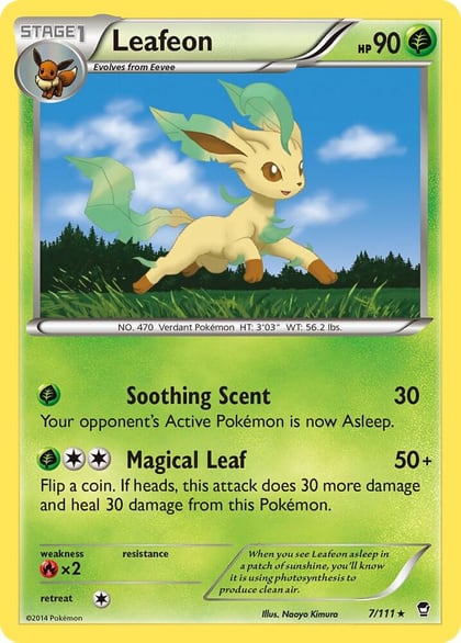 Leafeon, XY - Furious Fists 7/111
