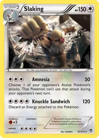 Slaking, XY - Furious Fists 83/111