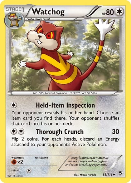 Watchog, XY - Furious Fists 85/111