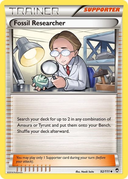 Fossil Researcher, XY - Furious Fists 92/111