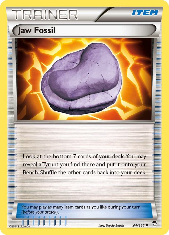 Jaw Fossil, XY - Furious Fists 94/111
