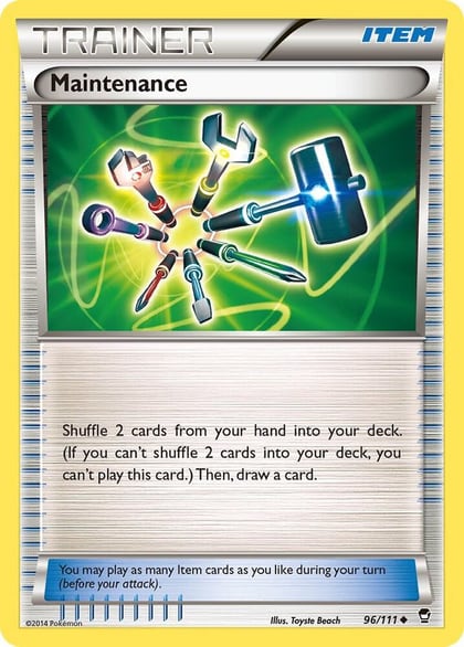 Maintenance, XY - Furious Fists 96/111