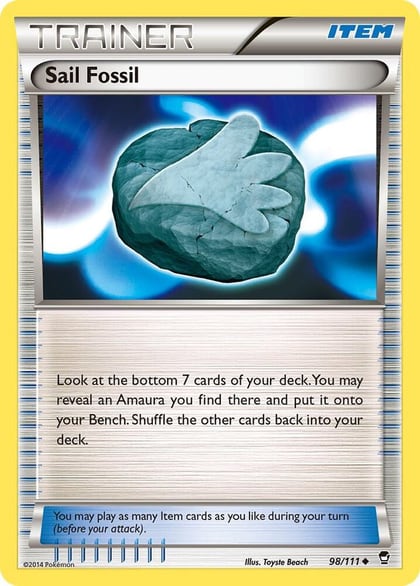 Sail Fossil, XY - Furious Fists 98/111