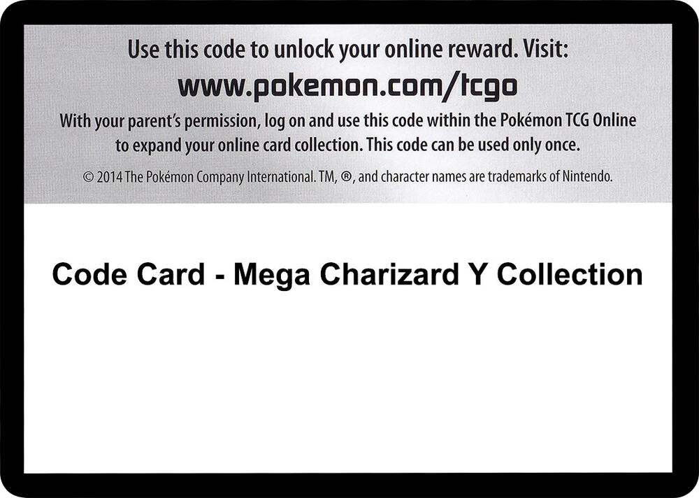 Code Card - Mega Charizard Y Collection, XY - Furious Fists P280429