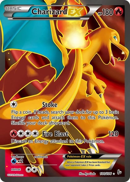 Charizard EX (100 Full Art), XY - Flashfire 100/106