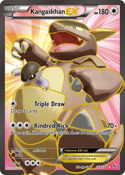 Kangaskhan EX (103 Full Art), XY - Flashfire 103/106