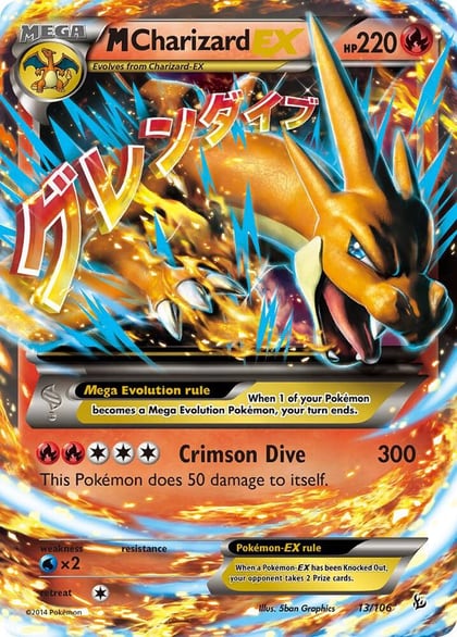 M Charizard EX (Y), XY - Flashfire 13/106