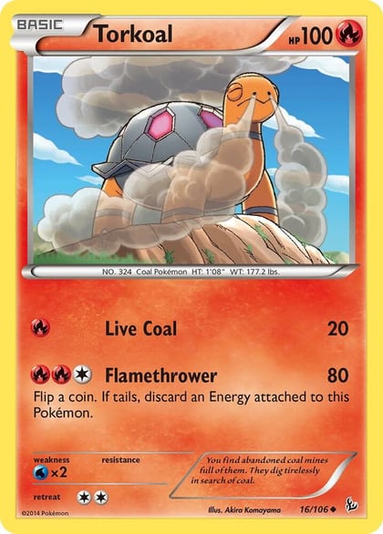 Torkoal, XY - Flashfire 16/106