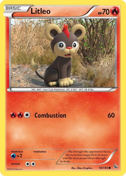 Litleo (18), XY - Flashfire 18/106