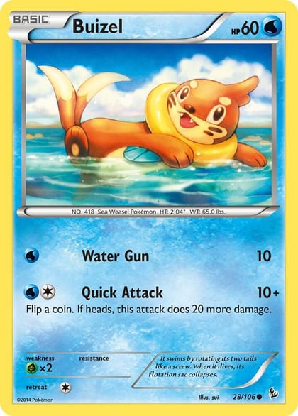 Buizel, XY - Flashfire 28/106
