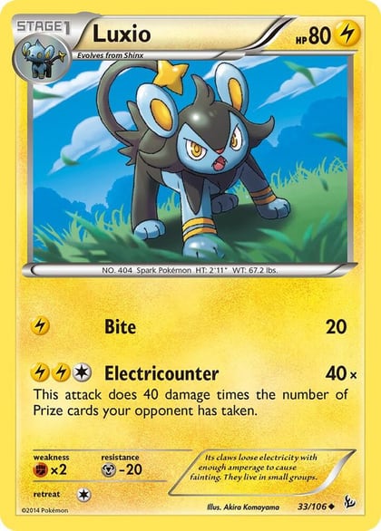 Luxio, XY - Flashfire 33/106