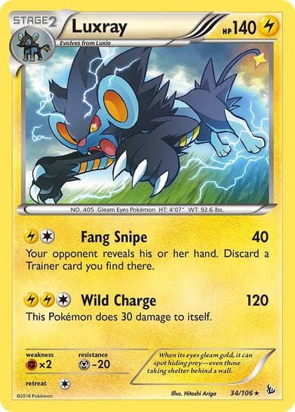 Luxray, XY - Flashfire 34/106