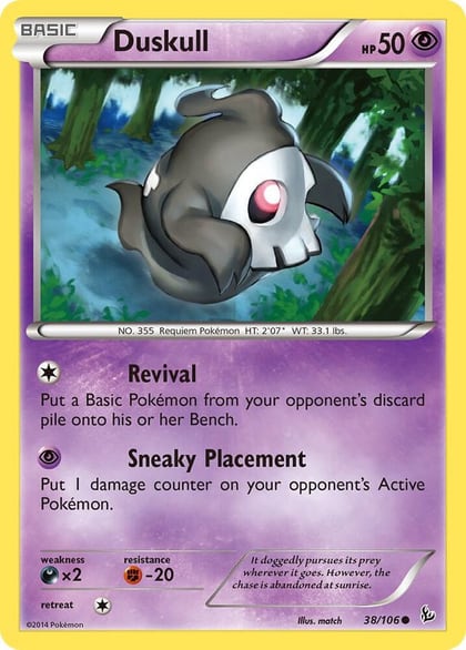 Duskull, XY - Flashfire 38/106