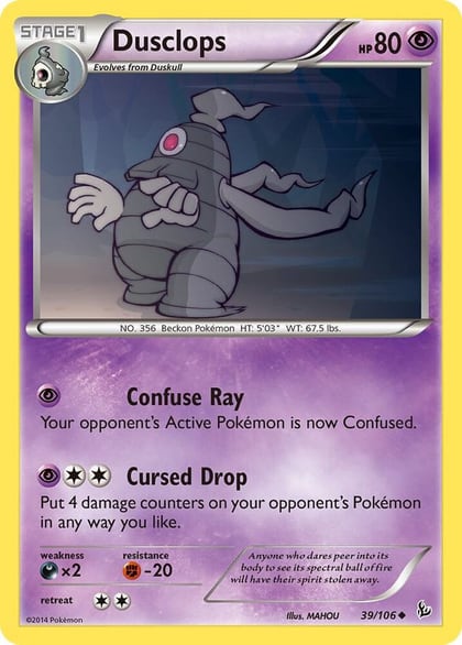 Dusclops, XY - Flashfire 39/106