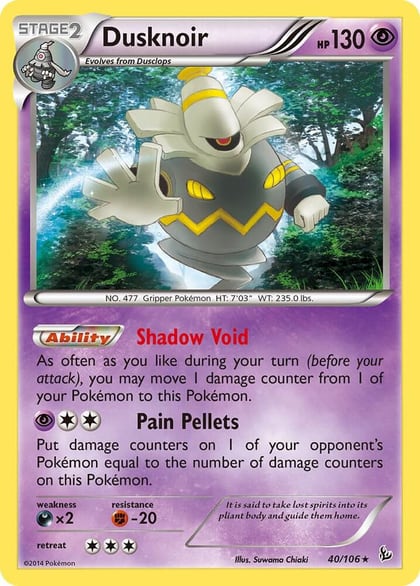 Dusknoir, XY - Flashfire 40/106