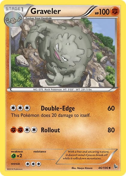 Graveler, XY - Flashfire 46/106