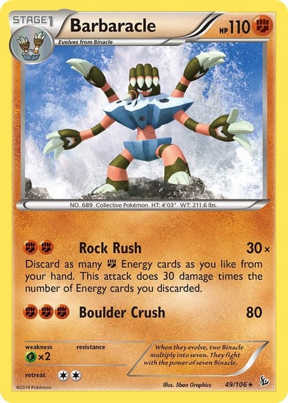 Barbaracle, XY - Flashfire 49/106