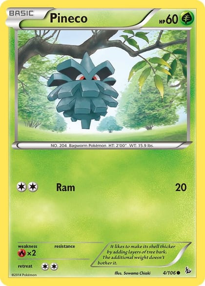 Pineco, XY - Flashfire 4/106