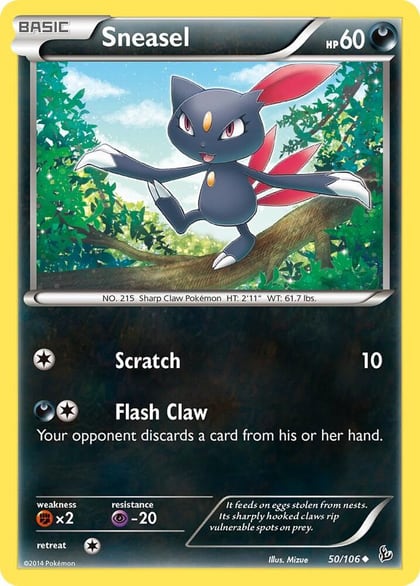 Sneasel (50), XY - Flashfire 50/106