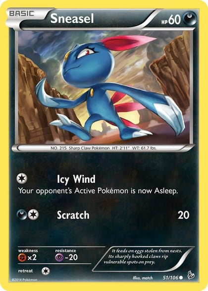 Sneasel (51), XY - Flashfire 51/106