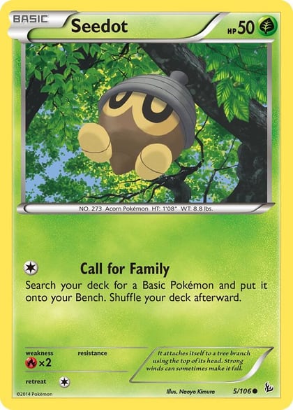 Seedot, XY - Flashfire 5/106