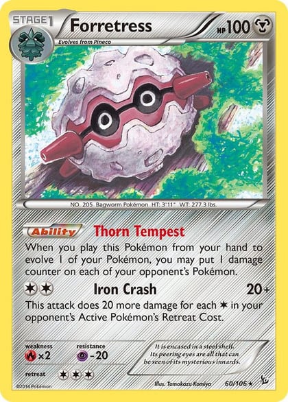 Forretress, XY - Flashfire 60/106