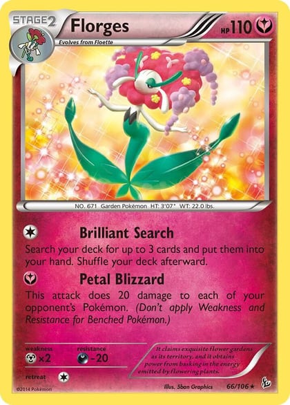 Florges, XY - Flashfire 66/106