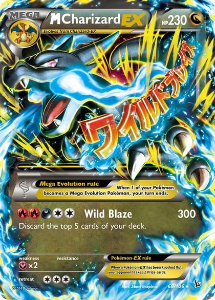 M Charizard EX (X), XY - Flashfire 69/106