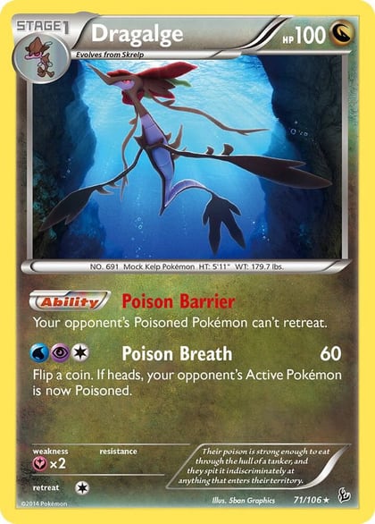 Dragalge, XY - Flashfire 71/106