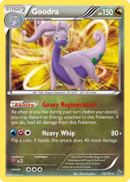 Goodra, XY - Flashfire 74/106