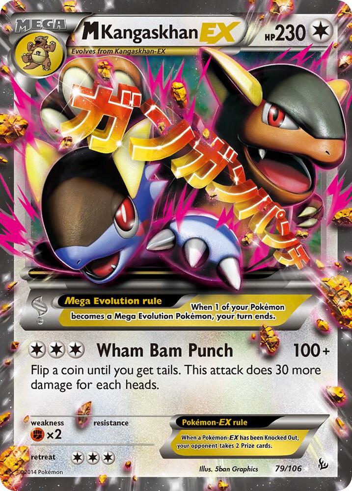M Kangaskhan EX, XY - Flashfire 79/106