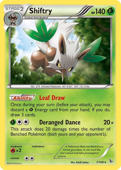 Shiftry, XY - Flashfire 7/106