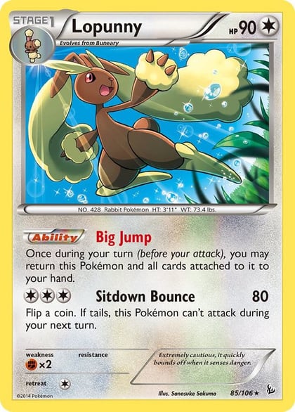 Lopunny, XY - Flashfire 85/106