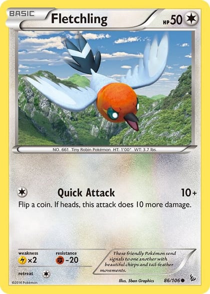 Fletchling, XY - Flashfire 86/106