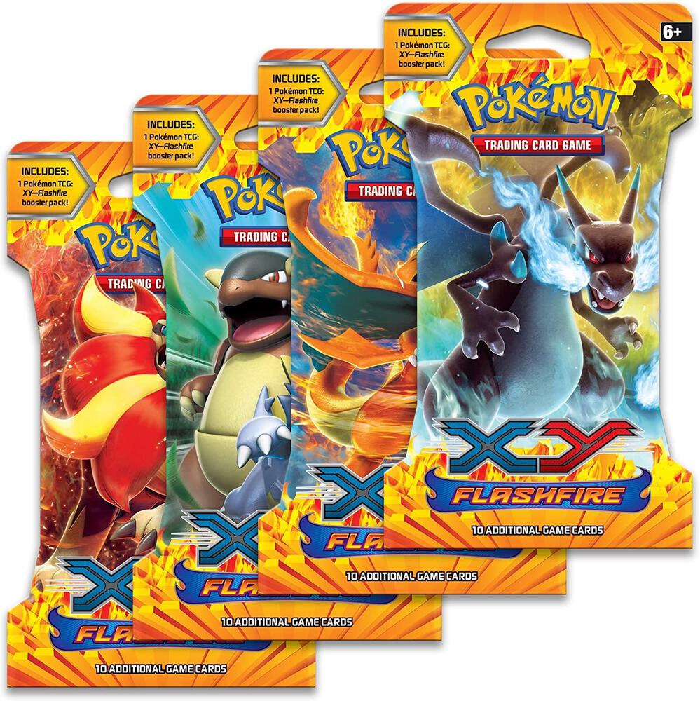 Flashfire Sleeved Booster Pack Art Bundle [Set of 4], XY - Flashfire P276590
