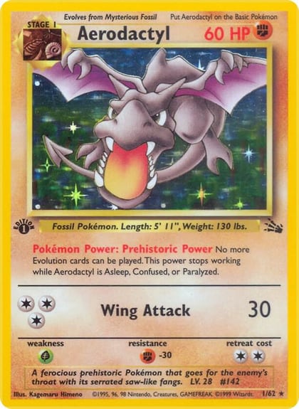 Aerodactyl (1), Fossil 01/62